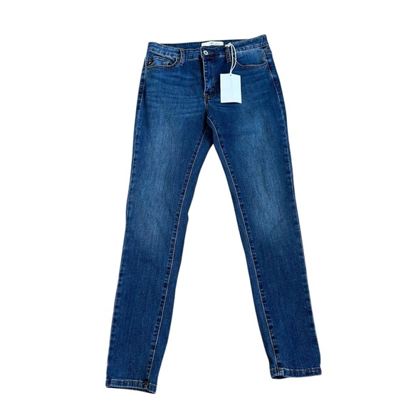KanCan Women’s Mid-Rise Medium Wash Skinny Denim Jeans Size W9 28 NWT - Picture 1 of 8